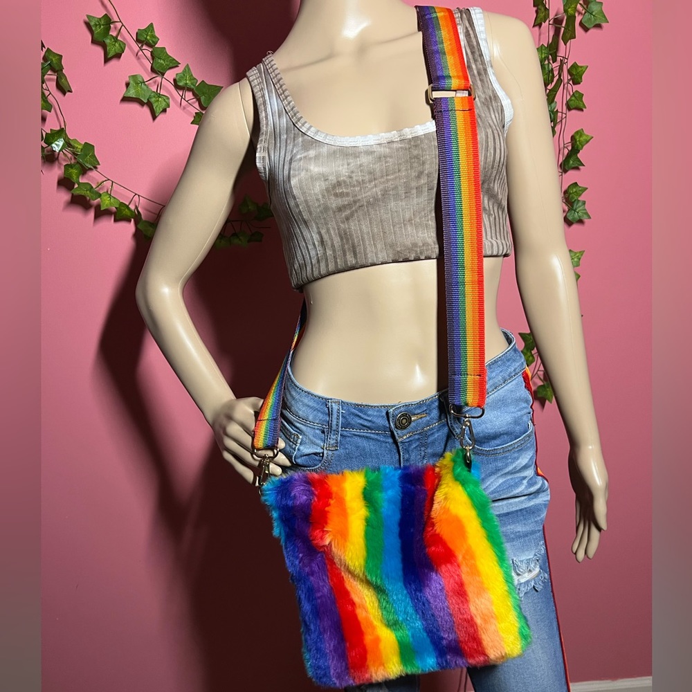 Rainbow Crossbody Purse